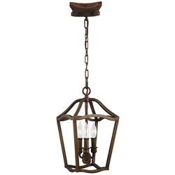 Pendellampe Deckenleuchte Hängelampe Stahl Messing D 21,9 cm Esszimmerleuchte