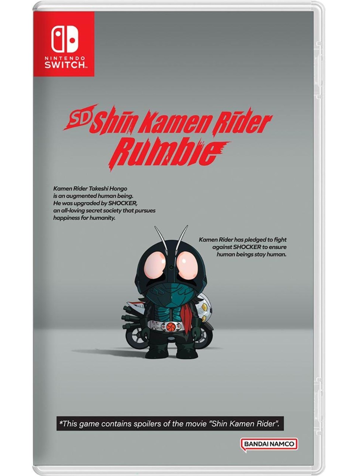 SD Shin Kamen Rider Rumble - Nintendo Switch - Beat 'em Up - PEGI Unknown