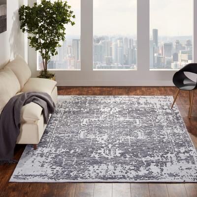 KALATY Abstract Oriental Area Rug