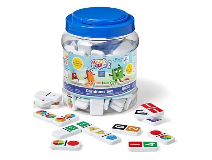 Learning Resources Numberblocks Domino’s Set – 112-delige Educatieve Domino voor Kleuters – Getallen Leren & Telvaardigheid – Voor Ouders, Verzorgers & Leerkrachten – Leeftijd 3–6 Jaar
