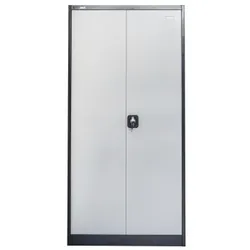 Jet-Line Aktenschrank Omsk dunkelgrau-weiss