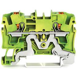 WAGO 2204-1207 Schutzleiterklemme 6.20 mm Push-In-Klemme Grün, Gelb 50 St. Piece