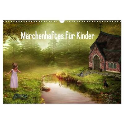 Märchenhaftes für Kinder (Wandkalender 2027 DIN A3 quer), CALVENDO Monatskalender
