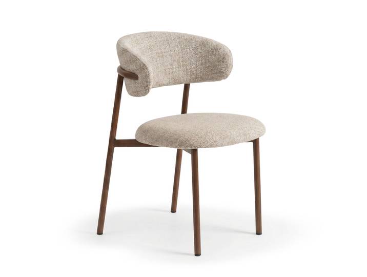 Chaise de séjour Ryder Noyer/beige - Basika