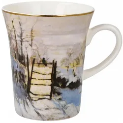 Goebel, Tasse, Künstlertasse Claude Monnet - Die Elster, Fine Bone China, Bunt, 400 ml, 67075301 (400 ml, 1x)