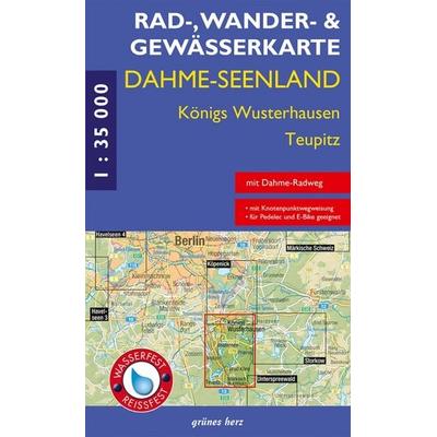 Rad-, Wander- und Gewässerkarte Dahme-Seen: Königs Wusterhausen, Teupitz, Sonstige von , Grünes Herz, 978-3-86636-176-8