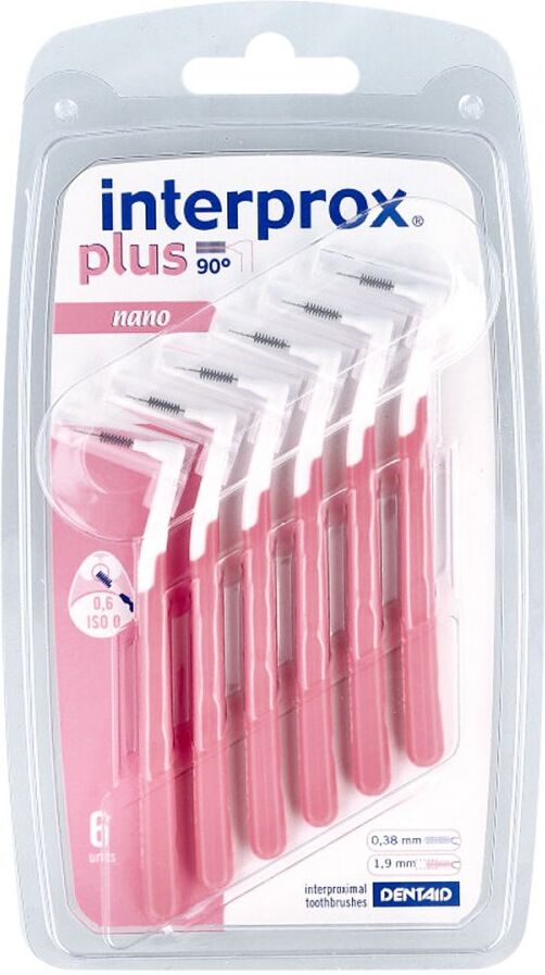 Interprox plus nano rosa Interdentalbürste 6stk
