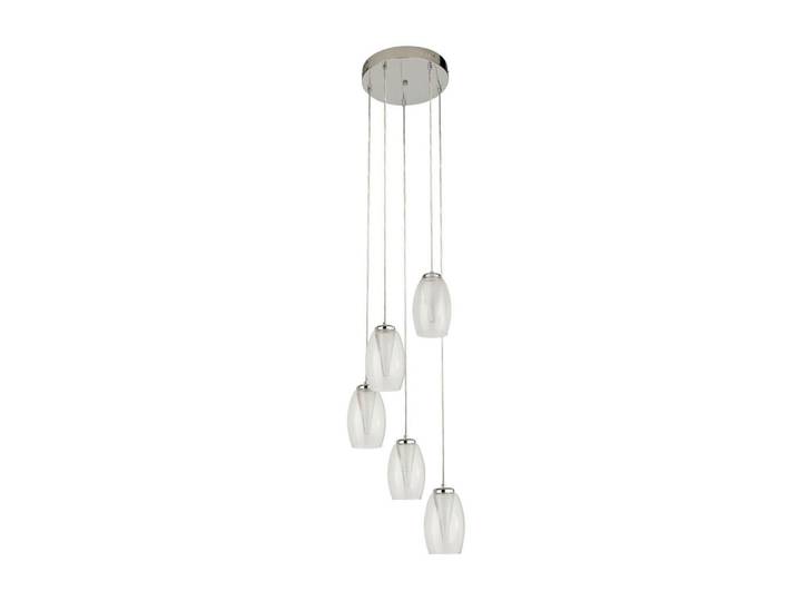 Led-Hängeleuchte Cyclone, Chromfarben, Metall, Kunststoff, Glas, 150 cm, höhenverstellbar, Lampen & Leuchten, Innenbeleuchtung, Hängeleuchten, Pendelleuchten