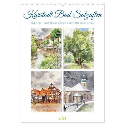 Kurstadt Bad Salzuflen (Wandkalender 2027 DIN A3 hoch), CALVENDO Monatskalender