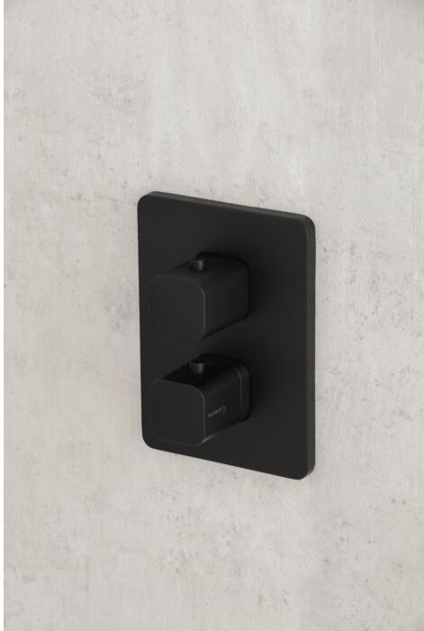 Herzbach Ceo Brausethermostat 36.500550.4.12 schwarz matt, 1 Verbraucher