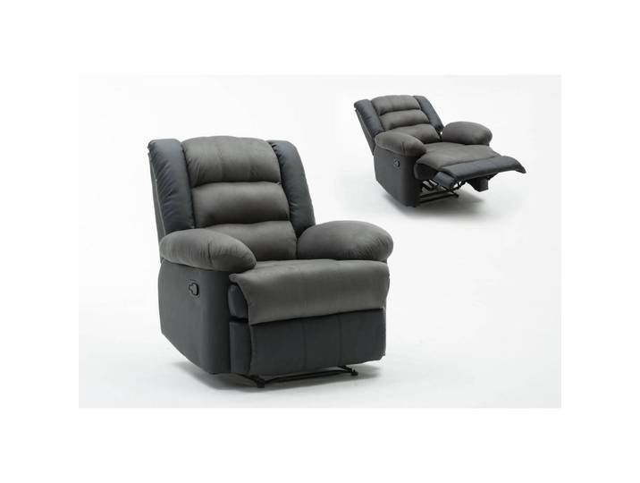 Habitat Garten Sessel buckingham Schwarz, Grau, 93x100x85 cm, Wohnzimmer, Sessel, Relaxsessel