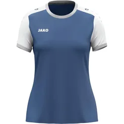 JAKO, Damen, Sportshirt, Trikot Dynamic KA Damen (42, 44), Mehrfarbig, Weiss, Grau, Blau