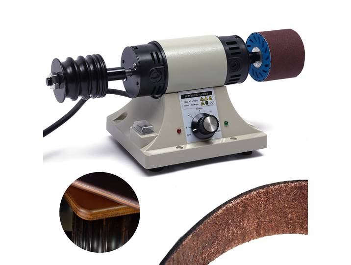 Machine électrique de brunissage du cuir, polisseuse, rectifieuse, outil de broyeur, brunisseur de haute qualité 350W 220V