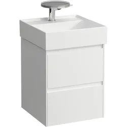 Laufen Waschtischunterbau LANI, Multicolor, 448x437x515 mm, 2 Schubladen, integrierte Griffleiste, Vollauszug und Soft-Close Funktion
