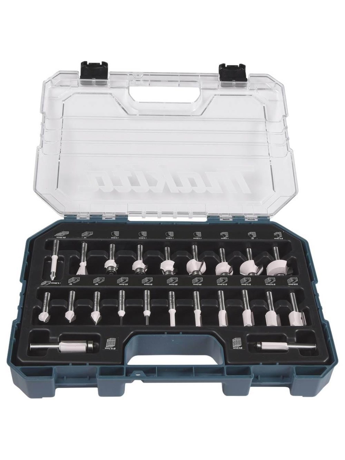 Makita D-74778 Router Bit Set - for wood - 22 pieces