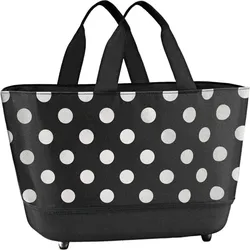 Shoppingbasket Tasche weißgetupft