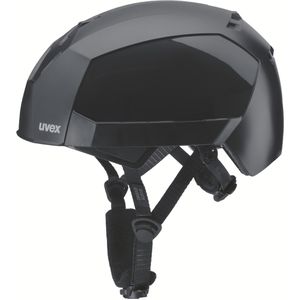 Uvex Schutzhelm perfexxion, 9720940, EN 397, EN 12492, mit 6-Punkt-System & Kinnriemen, Größe 52-58, schwarz