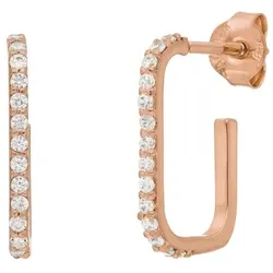 LEAF - OHRRINGE - MINI CREOLE - rosegold