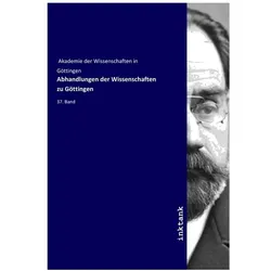 Abhandlungen der Wissenschaften zu Göttingen, Fachbücher von Akademie der Wissenschaften in Göttingen