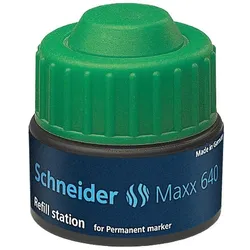 Schneider, Ersatzpatronen + Tintenfass, Permanentmarker-Refill-Station