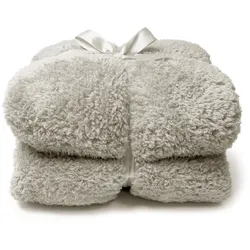Unique Living Decke Teddy 150x200cm Grau