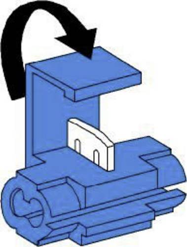 Vogt Verbindungstechnik 3927 Abzweigverbinder flexibel: 1.50-2.50mm² starr: 1.50-2.50mm² 250 St. Blau