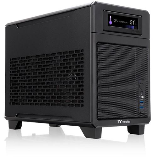 Thermaltake TR100 ITX Tower ohne Netzteil schwarz