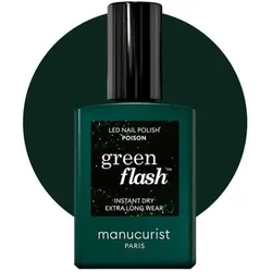 Manucurist, Nagellack, Green Flash Hortencia (Rosa, Gel-Effekt Nagellack)