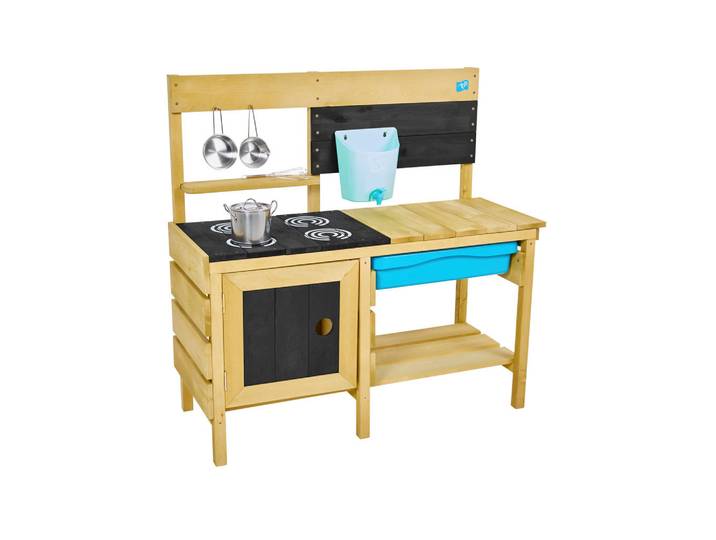 Matschküche Murmeltier, Kiefer, Holz, Kiefer, 40x96x136 cm, unisex, Holzgriffe, Spielzeug, Kinderspielzeug, Kinderküchen