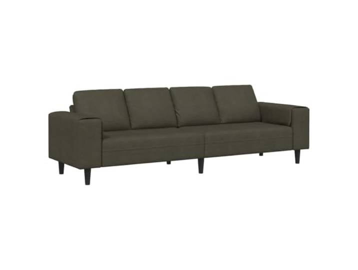 Coespram Couch 4-Sitzer Olivegrün Modernes Wohnzimmer Sofa 250x77x76 cm Stilvolle Polstergarnitur mit schmutzabweisendem Polyesterbezug und stabiler Sperrholz-Basis fürs moderne Wohnzimmer.