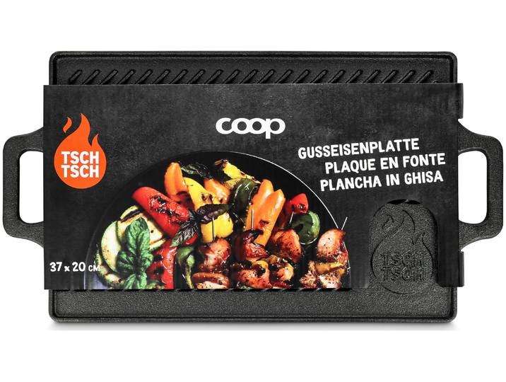 Coop Gusseisenplatte 37x20cm Tsch Tsch