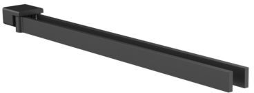 Emco Loft Handtuchhalter 055013341 schwarz, schwenkbar, Länge 410mm, 2 armig