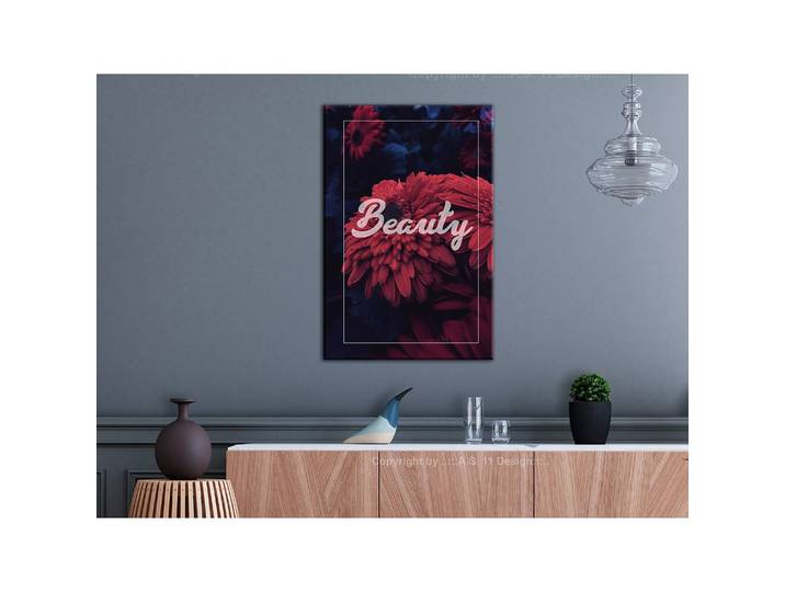 Tableau déco Beauty Lin Beige 40 x 60cm