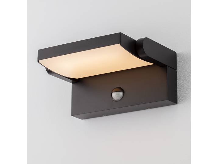 LED-Wandleuchte 21 x 10 x 17cm Schwarz