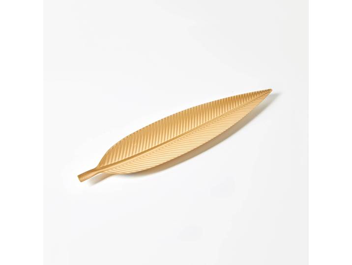 Centre de table feuille dorée - Blancheporte