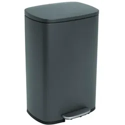 Batimex Mülltonne Edel 50 L, Abfalleimer, Grau