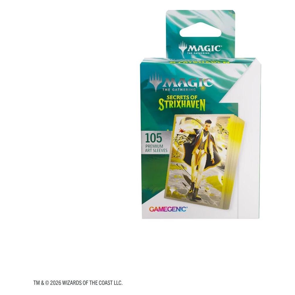 Gamegenic GGS15142 - Magic The Gathering Secrets of Strixhaven Premium Art Sleeves - Commander1 (Einz (GGS15142)