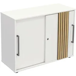 Kerkmann Schiebetürenschrank »Oxford« 2 OH weiß, 100x75x40 cm