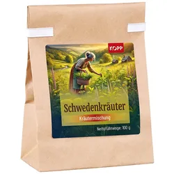 Kopp Schwedenkräuter Ansatzmischung - mit Harzen, Wurzeln & Kräutern für Schwedenbitter