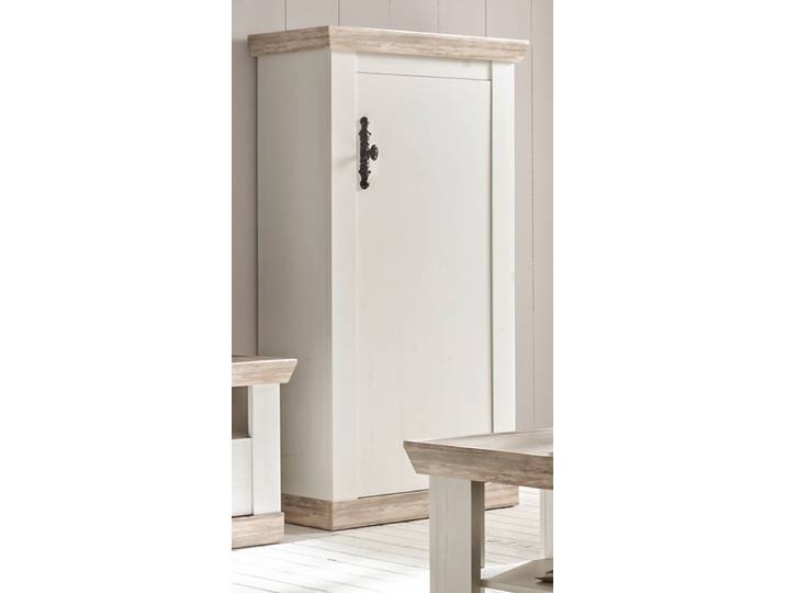 Kommode \ Rovola\ Pinie weiß / Oslo Pinie Landhaus 71 x 146 cm