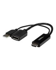 StarTech.com HDMI auf DisplayPort Konverter 4K Videokonverter Schwarz (HD2DP)