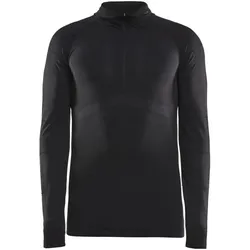 Craft, Herren, Funktionsshirt, Active Intensity Zip Longsleeve (L, XL), Schwarz