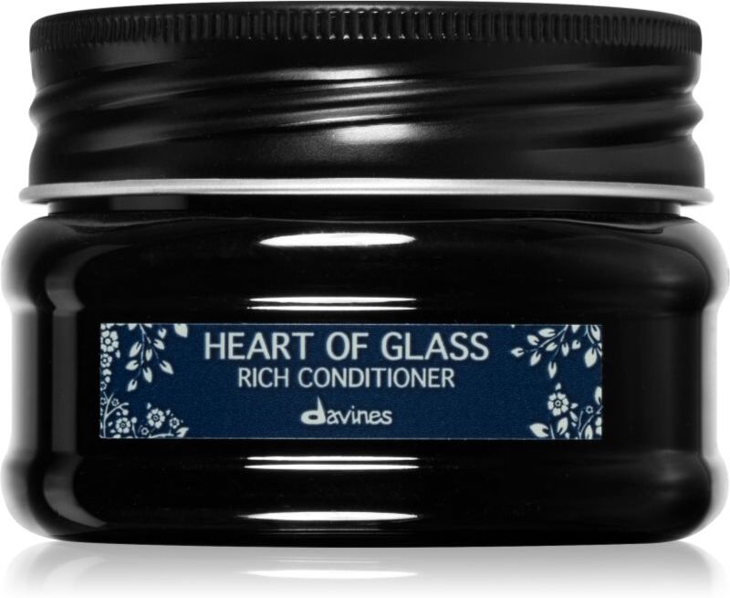 Davines Heart of Glass Rich Conditioner après-shampoing fortifiant pour cheveux blonds 90 ml