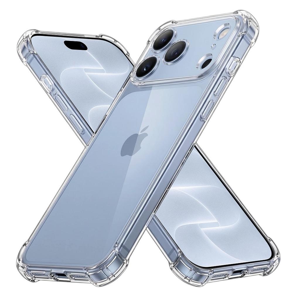 Techsuit - Stossfestes, transparentes Silikon - iPhone 18 Pro / iPhone 17 Pro - transparent (Apple iPhone 17 Pro, Apple iPhone 18 Pro) (75621557)