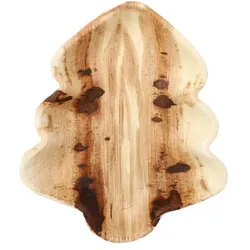 Papstar 6 Teller, Palmblatt "pure" 2,5 cm x 24,3 cm x 21,2 cm Weihnachtsbaum