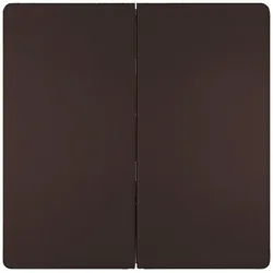 Siemens 5TG7145-0CH00 DELTA style Wippe 2-fach neutral für Serienschalter, schoko 5TG71450CH00