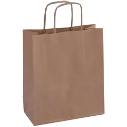 Agipa, Verpackungsmaterial, Papiertragetasche - aus Kraftpapier, klein, braun (1 Stk.)