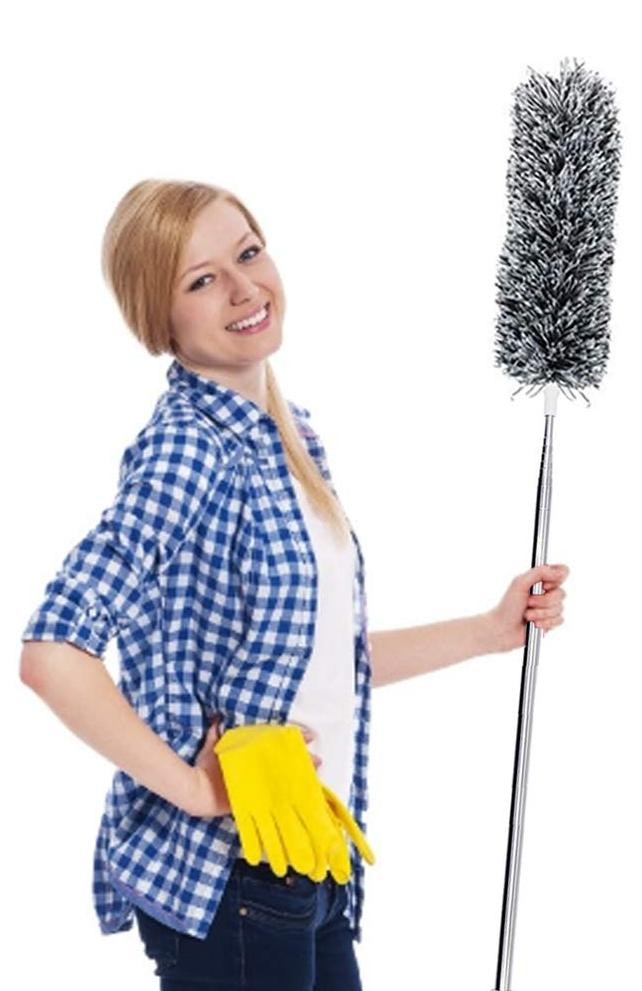 Dripio Microvezelstofwisser met flexibele kop, uitschuifbaar tot 250 cm
