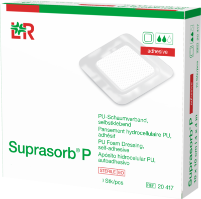 Lohmann & Rauscher GmbH & Co.KG SUPRASORB P PU-Schaumv.selbstklebend 15x20 cm 4 St 09442082
