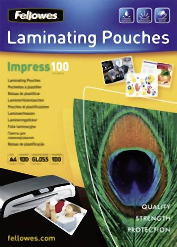Fellowes Laminierfolie DIN A4 100 micron glänzend 100St.